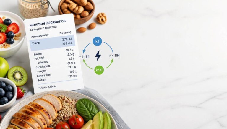 feature image for "kJ to kcal Explained: What the Numbers on Food Labels Actually Mean"